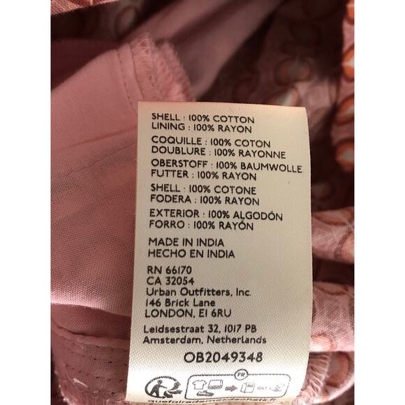 Free People Women's Small Star Dip Mini Dress in Glass Roses Combo NEW - Picture 7 of 9